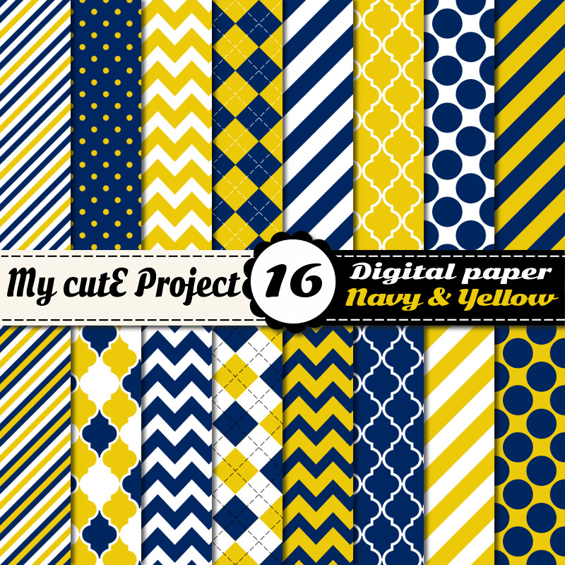 my cute project digital paper graphisme