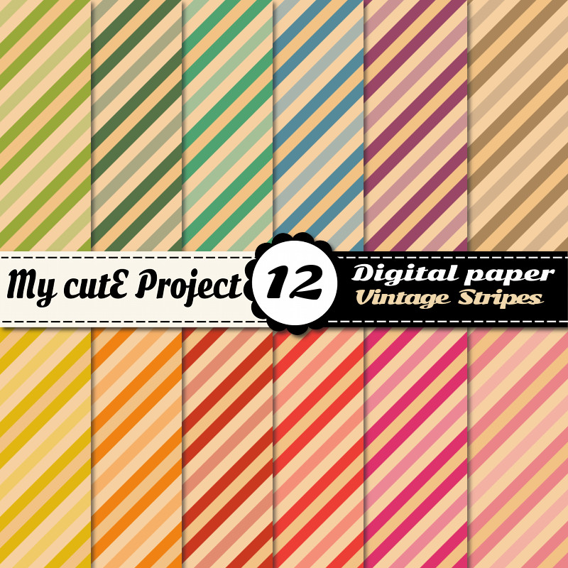 digital paper stripes design graphique